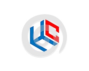 HC logo monogram design template