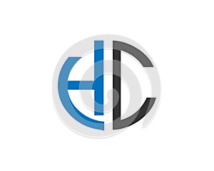 HC logo monogram design template