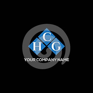 HCG letter logo design on BLACK background. HCG creative initials letter logo concept. HCG letter design