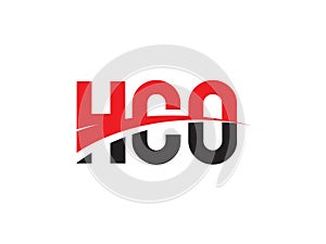 HCO Letter Initial Logo Design Vector Illustration