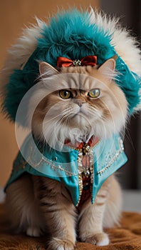 HD PERSIAN CAT phone wall paper for iPhone and Android photo