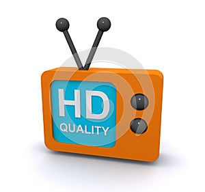 HD quality television photo