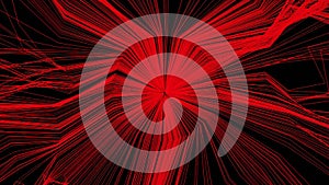 HD video Abstract Architecture Background.red Circular thread loop.