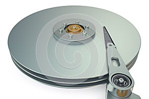 HDD, Hard Disk Drive view inside