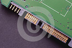 Hdd, ssd 2.5 hard drive disk closeup view