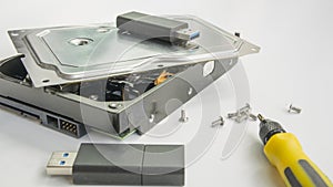 HDD harddisk file save record hardware concept