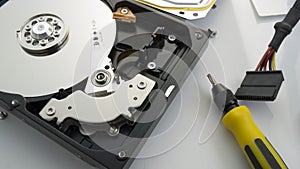 HDD harddisk file save record hardware concept