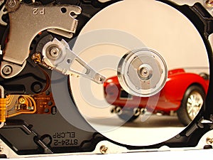 HDD vs. Ferrari photo