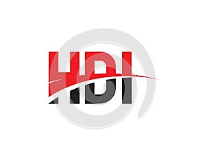 HDI Letter Initial Logo Design Vector Illustration