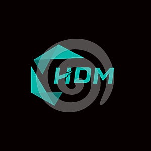 HDM creative minimalist letter logo. HDM unique vector initials alphabet letter logo design