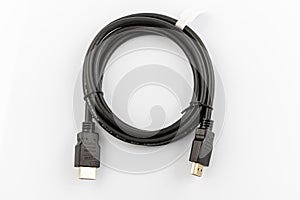 HDMI Cable 1.5 meter isolated on white background