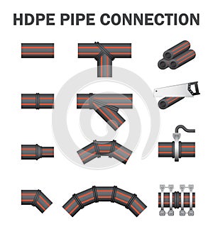 HDPE pipe connect