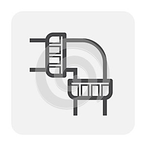 Hdpe pipe icon