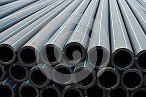 HDPE potable pipe, HDPE pipeline, Storage of HDPE pipe, HDPE pip