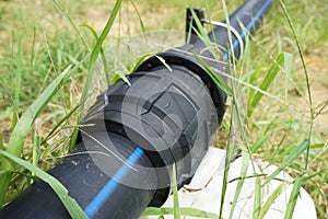 HDPE water pipeline for supply to consumers