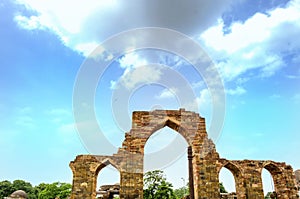 Hdr ancient ruined old building or sturcture