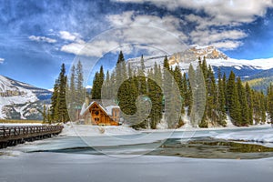 HDR Emerald Lake, Canadian Rockies