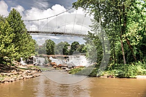 HDR Falls Park on The Reedy River