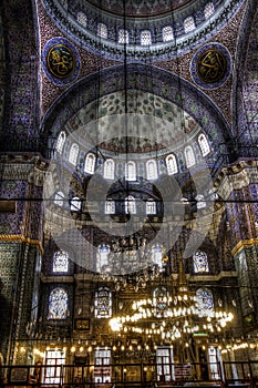 HDR image of the interior of the Yeni Cami (New Mosque), Istanbul