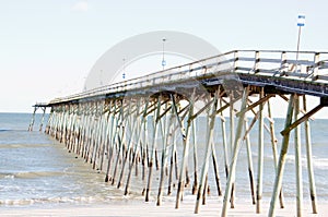 HDR Image of Pier in Carolina Beach, NC