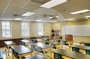 HDR of Interior of Classroom