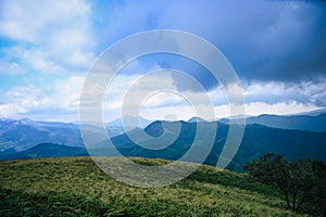 HDR landscape of Eravikulam National Park