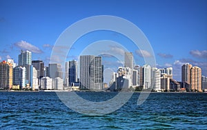 HDR Miami Florida Skyline