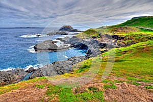 HDR of Phillip Island coastal area