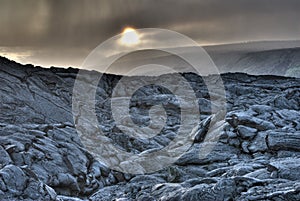 HDR photo of Lava Field