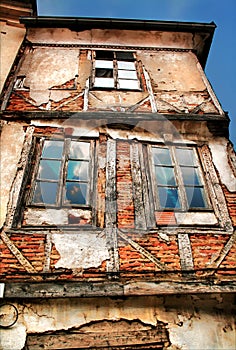 A HDR photo od an abandoned old house in Struga, M