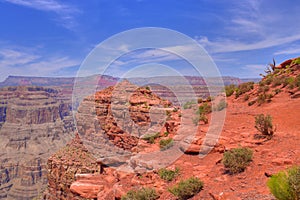 HDR Red Rock at Grand Canyon