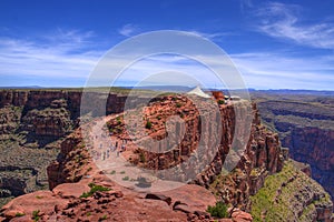 HDR Red Rock at Grand Canyon