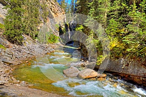 HDR River in the Canadian Rockies