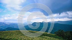 HDR Timelapse footage of Eravikulam National Park showing greenery