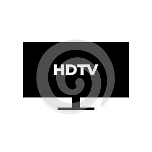 HDTV graphic design template vector