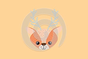 Head Animal Cartoon Illustration