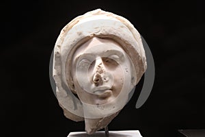 The head depicts Crispina the wife of Commodus