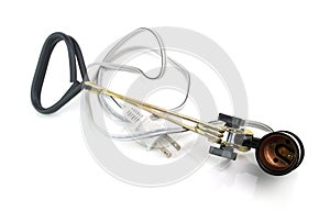 Head E27 Strobe Light isolated on white background