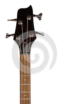 Head of the electric bass guitar