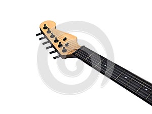 Head of the electric guitar