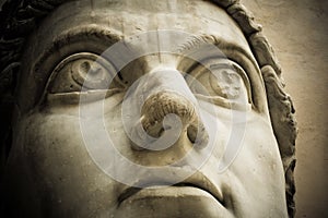 Head of emperor Constantine, Capitol, Rome photo