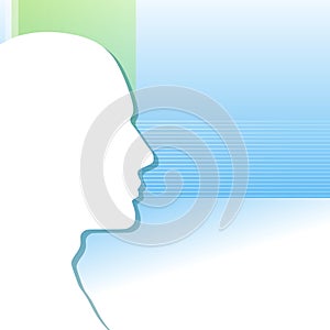 Head Face Silhouette Background