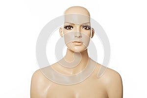 Head of a female mannequin face