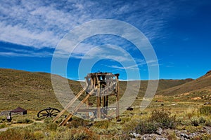 Head frame, Bodie Ghost Town, CA, USA