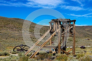 Head frame, Bodie Ghost Town, CA, USA