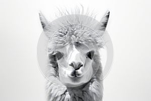 Animal portrait face white mammal nature alpaca cute head fur