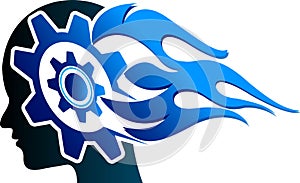 Head gear logo