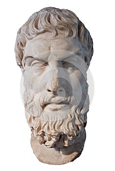 Head of the greek philosopher Epikouros