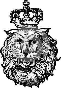 Head of the heraldic lion