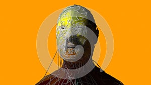 Head Human shattered portrait